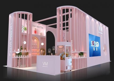 美博會VM展臺設(shè)計搭建案例分析及會展服務(wù)